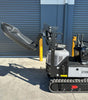 HAIHONG CTX8000 1.1T KOOP DIESEL - MINI EXCAVATOR Includes 200mm Bucket, Hydraulic Thumb Grab & Spring Quick Hitch