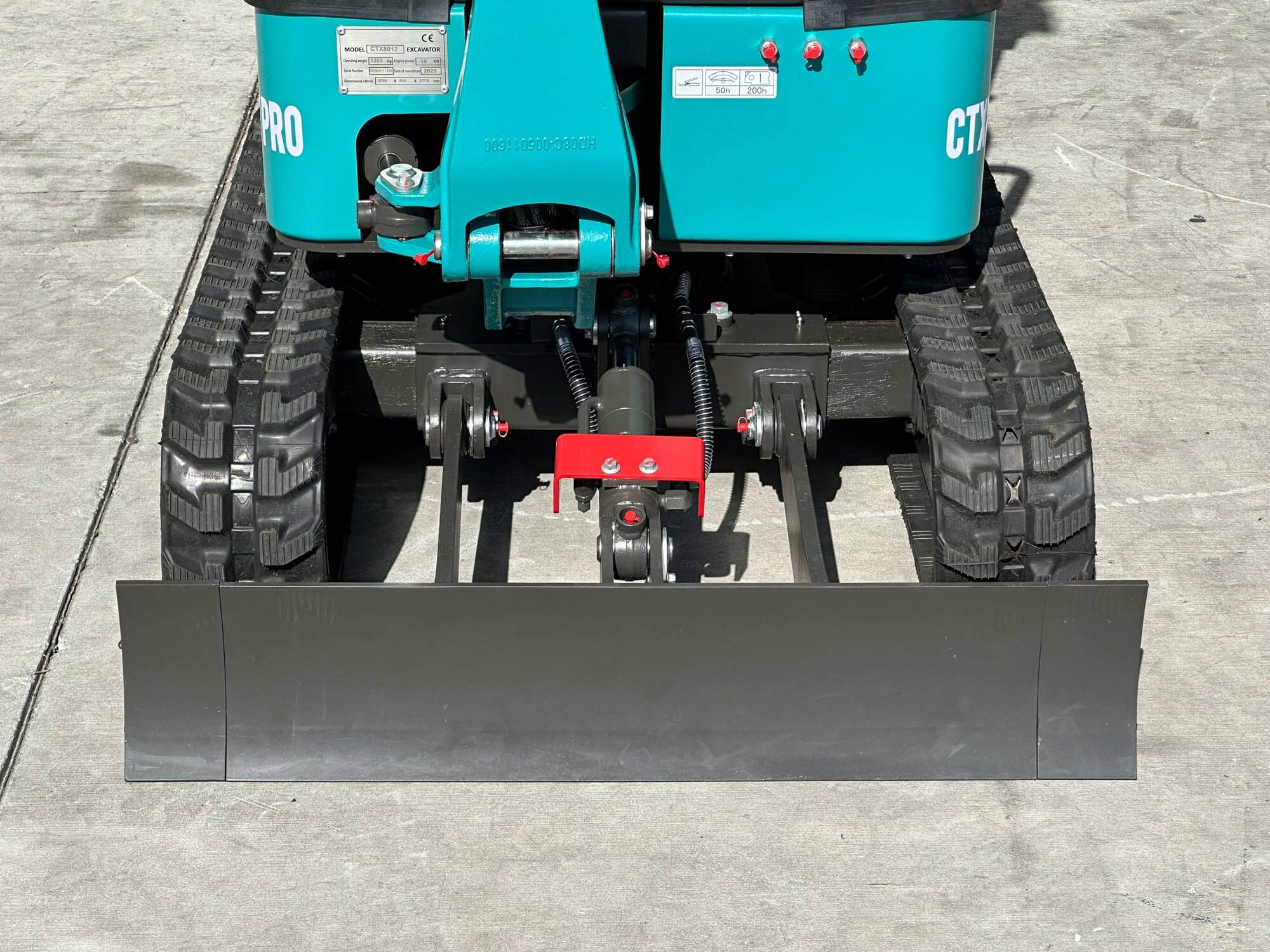 HAIHONG CTX8012 PRO 1.3T YANMAR DIESEL - MINI EXCAVATOR Includes 200mm Bucket, Hydraulic Thumb Grab & Spring Quick Hitch