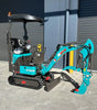 HAIHONG CTX8012 PRO 1.3T YANMAR DIESEL - MINI EXCAVATOR Includes 200mm Bucket, Hydraulic Thumb Grab & Spring Quick Hitch