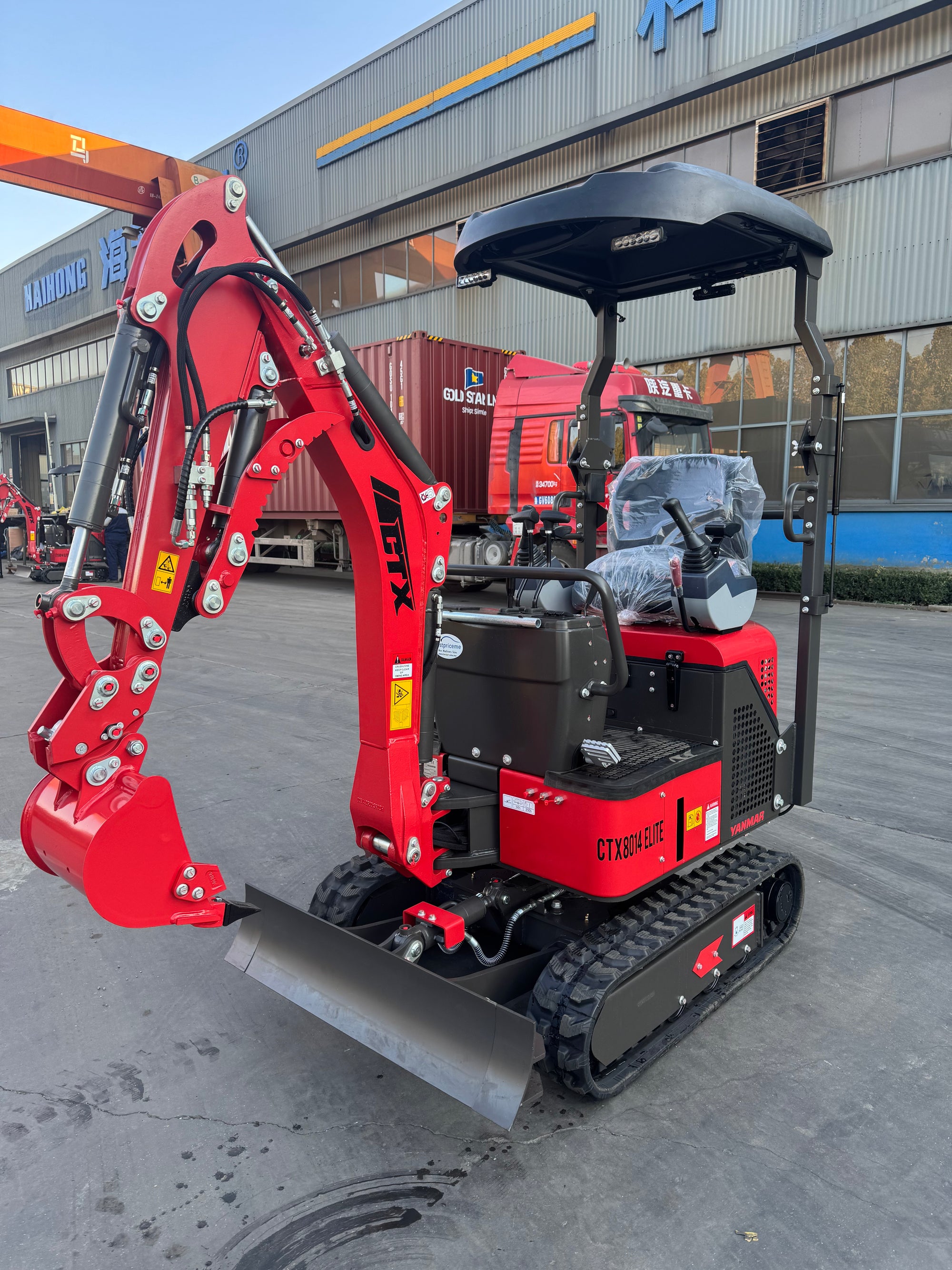 HAIHONG CTX8014 ELITE 1.4T YANMAR DIESEL - MINI EXCAVATOR