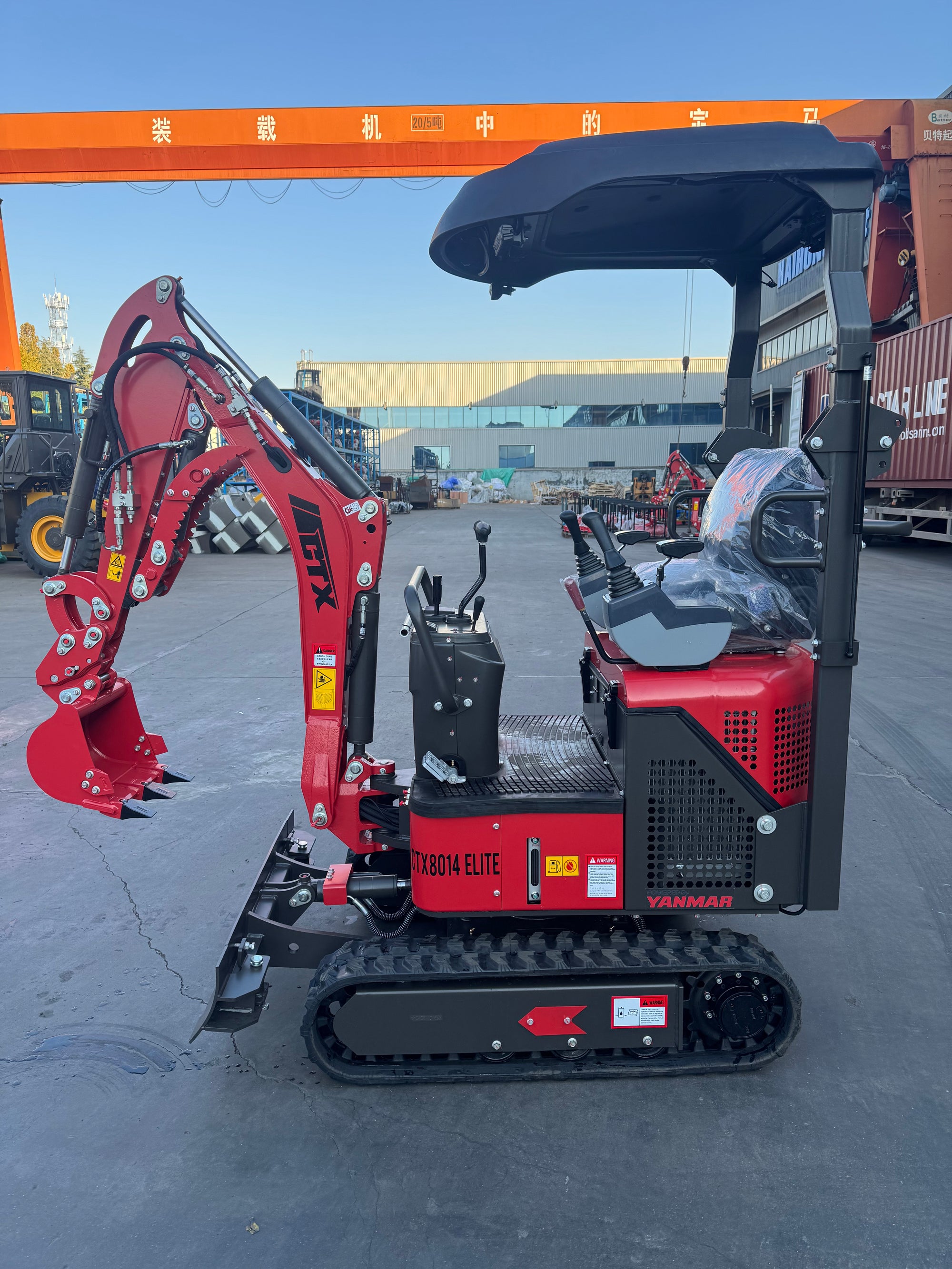 HAIHONG CTX8014 ELITE 1.4T YANMAR DIESEL - MINI EXCAVATOR